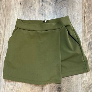 Olive Green Skort